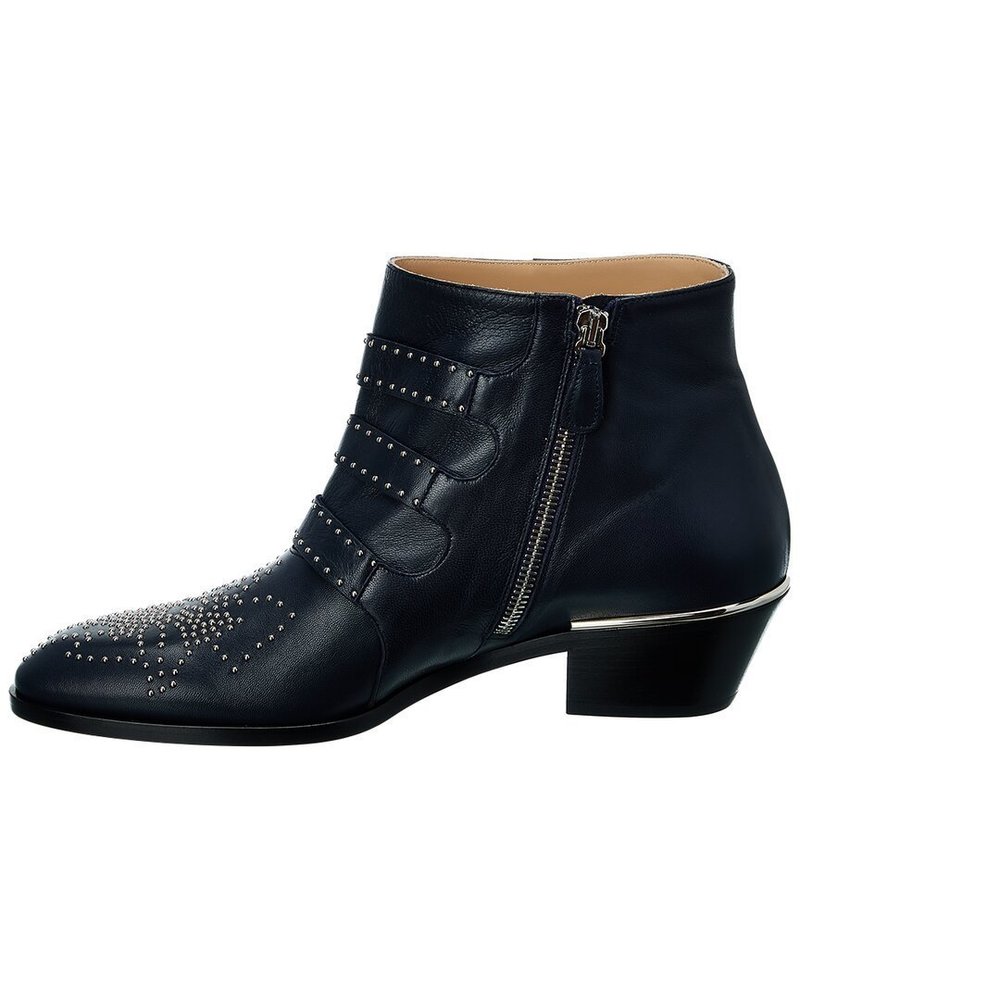 Chloe Susanna Studded Leather Bootie - Picture 2 of 6